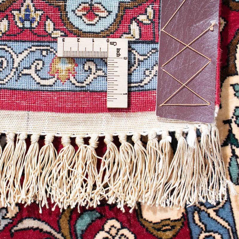 Perzisch tapijt - Isfahan - Premium - 137 x 90 cm - donkerrood