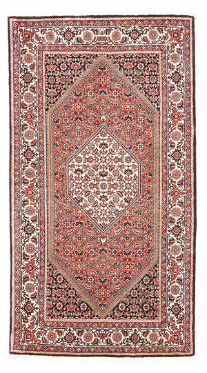 Perzisch tapijt - Bijar - 154 x 82 cm - rood