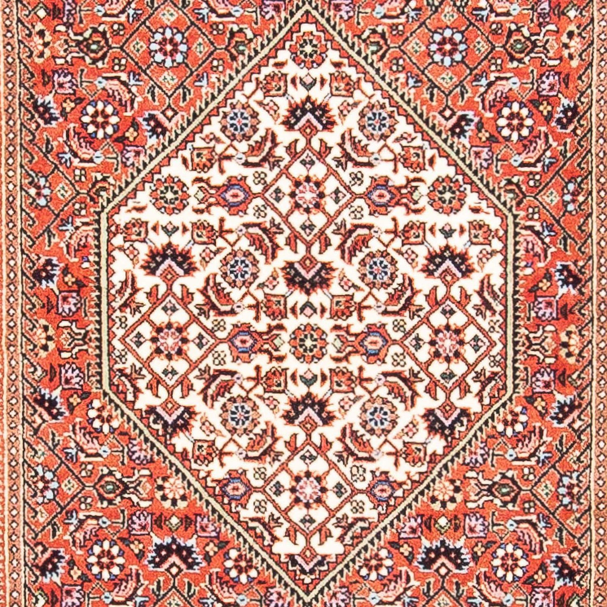 Perzisch tapijt - Bijar - 154 x 82 cm - rood