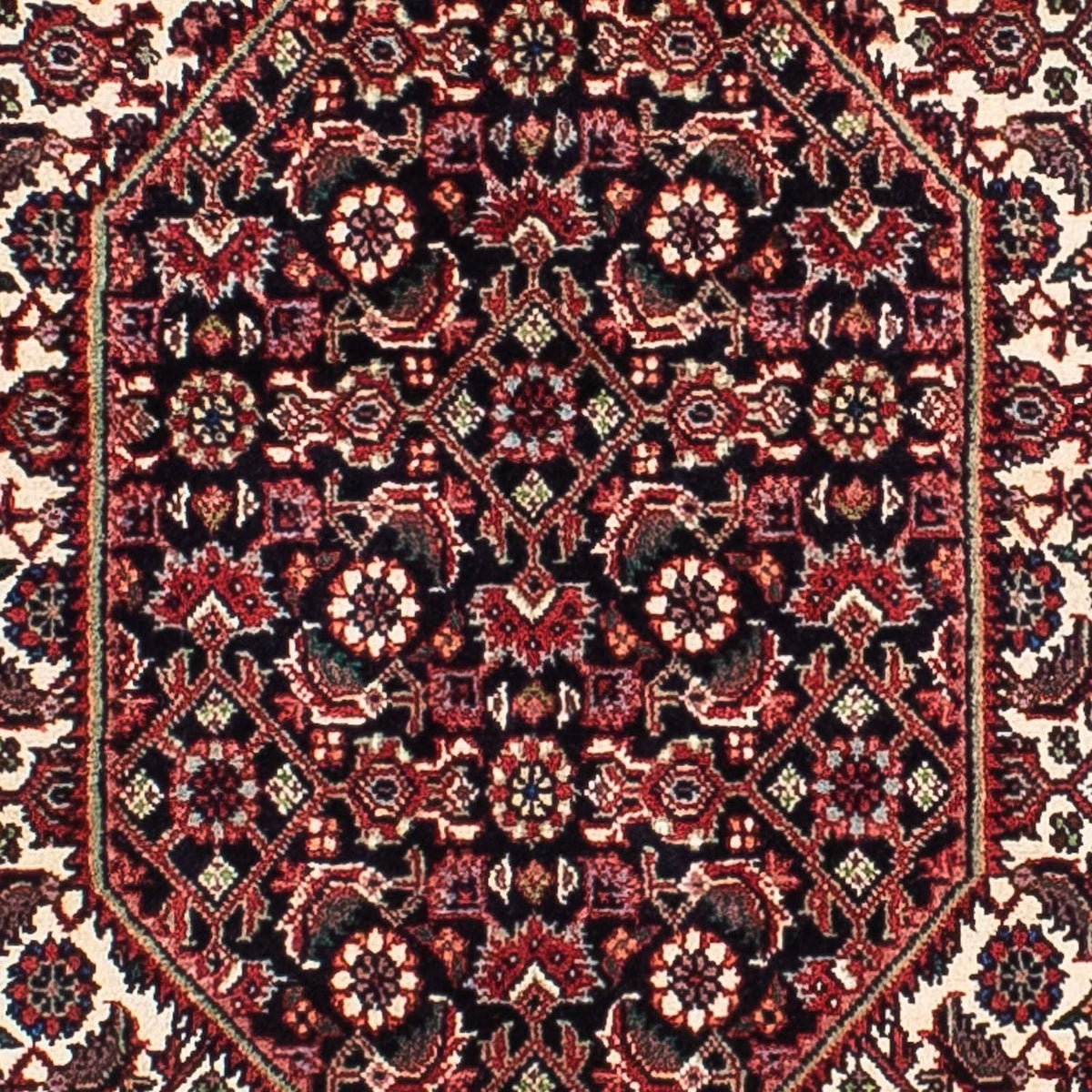 Perzisch tapijt - Bijar - 205 x 136 cm - donkerrood