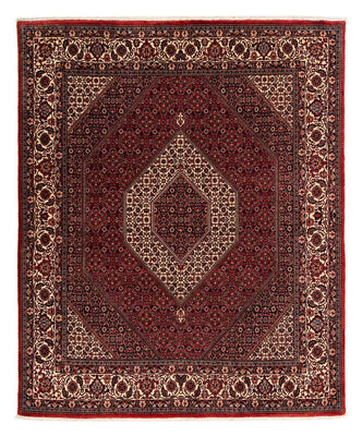 Perzisch tapijt - Bijar - 247 x 202 cm - donkerrood
