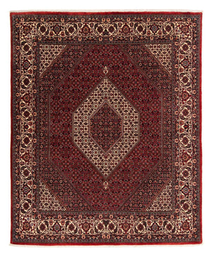 Perzisch tapijt - Bijar - 247 x 202 cm - donkerrood