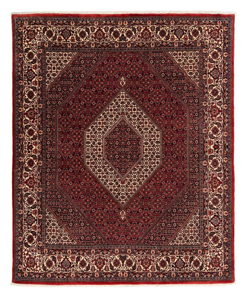 Perzisch tapijt - Bijar - 247 x 202 cm - donkerrood