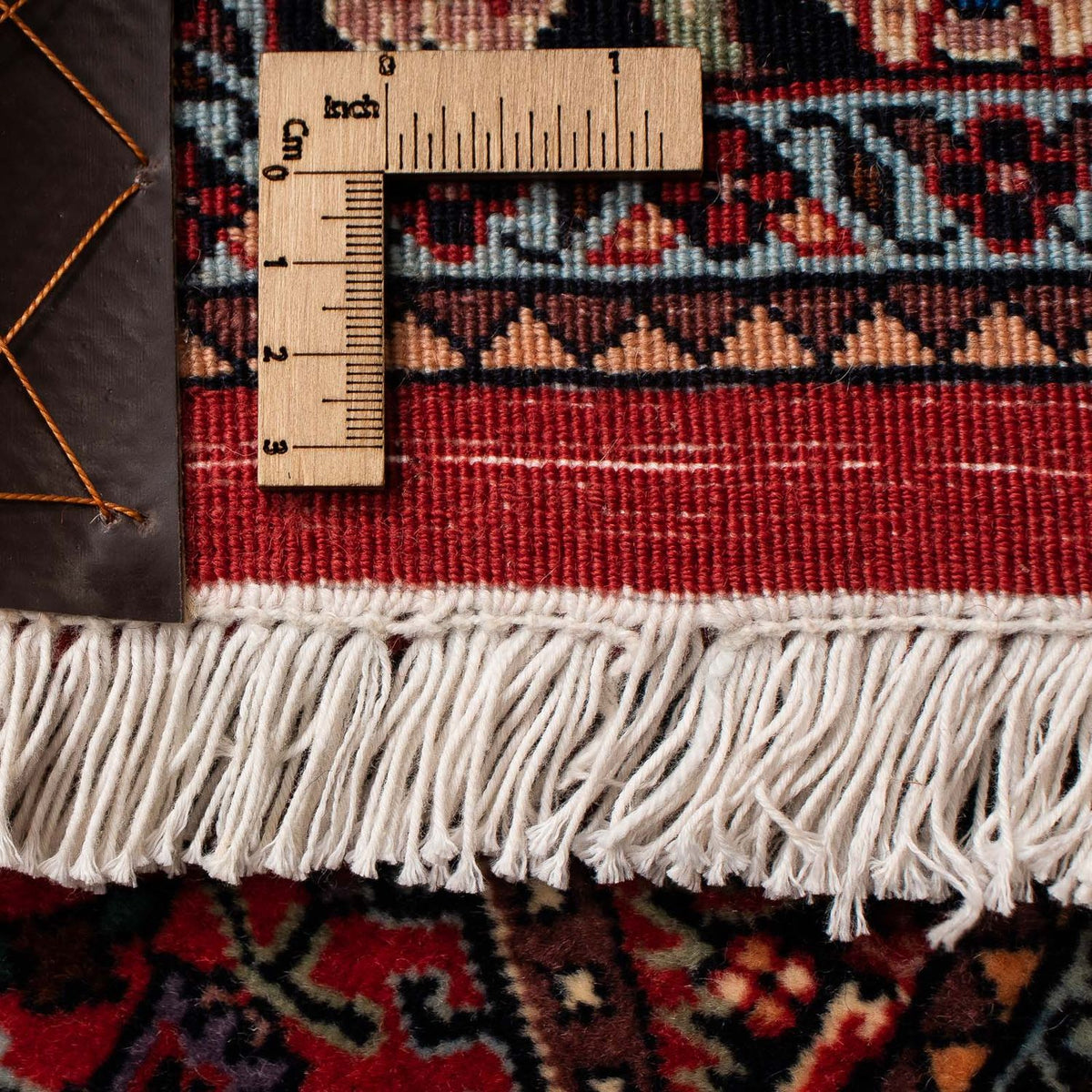 Perzisch tapijt - Bijar - 247 x 202 cm - donkerrood