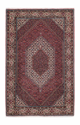 Perzisch tapijt - Bijar - 212 x 135 cm - donkerrood