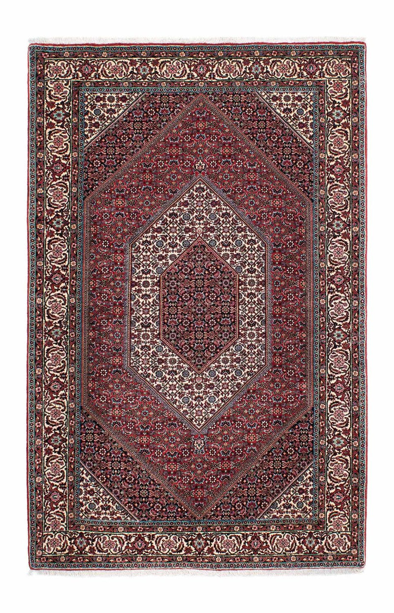 Perzisch tapijt - Bijar - 212 x 135 cm - donkerrood