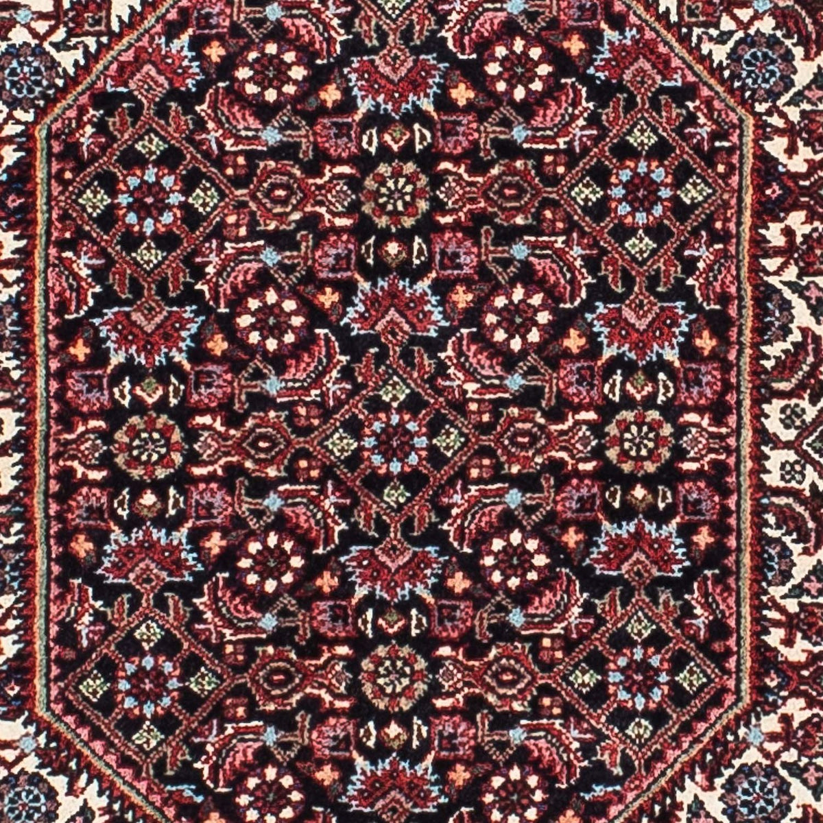 Perzisch tapijt - Bijar - 212 x 135 cm - donkerrood