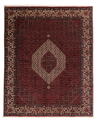 Perzisch tapijt - Bijar - 257 x 204 cm - donkerrood