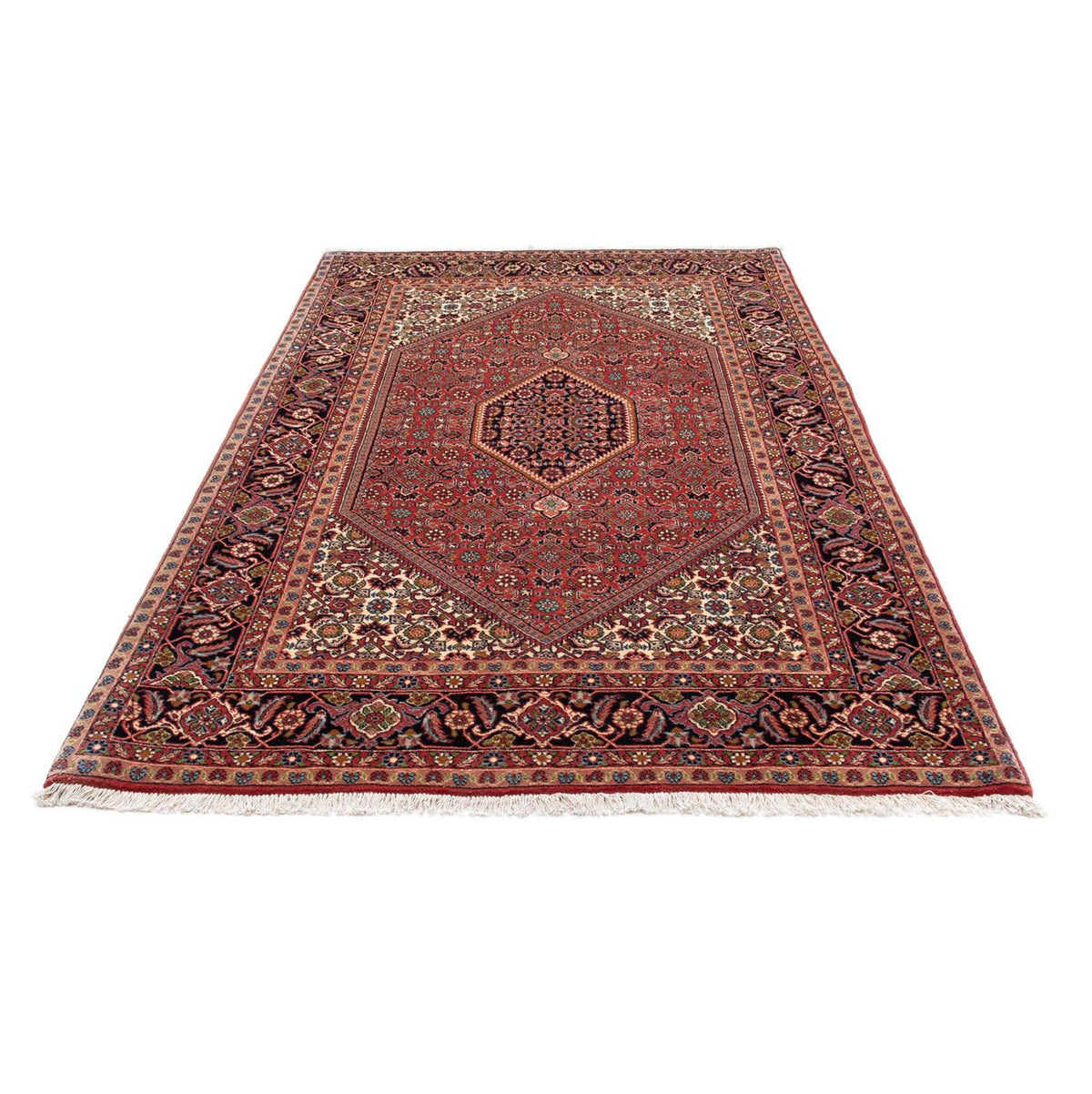 Perzisch tapijt - Bijar - 224 x 141 cm - licht rood
