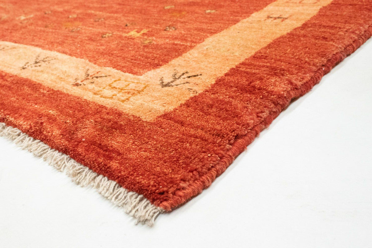 Gabbeh Tapijt - Loribaft Perzisch - 194 x 156 cm - rood