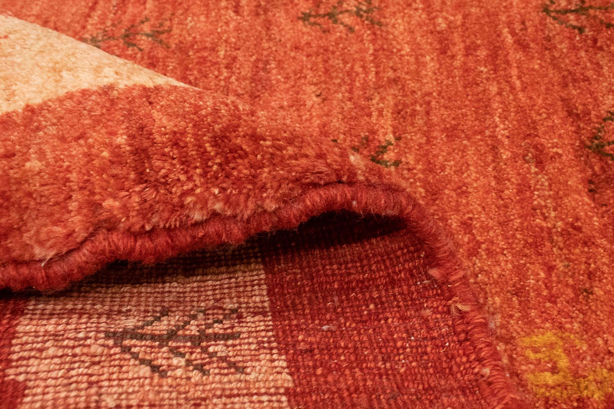Gabbeh Tapijt - Loribaft Perzisch - 194 x 156 cm - rood