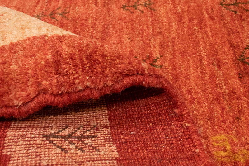 Gabbeh Tapijt - Loribaft Perzisch - 194 x 156 cm - rood