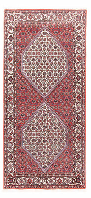 Perzisch tapijt - Bijar - 166 x 77 cm - rood