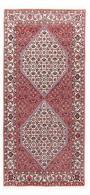 Perzisch tapijt - Bijar - 166 x 77 cm - rood