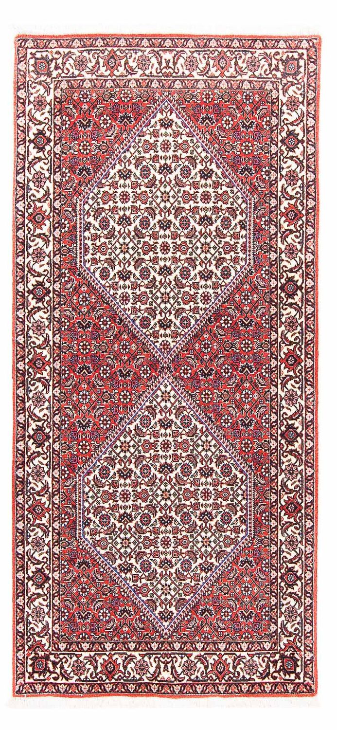 Perzisch tapijt - Bijar - 166 x 77 cm - rood