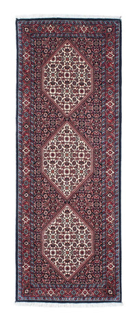 Loper Perzisch tapijt - Bijar - 206 x 73 cm - donkerblauw