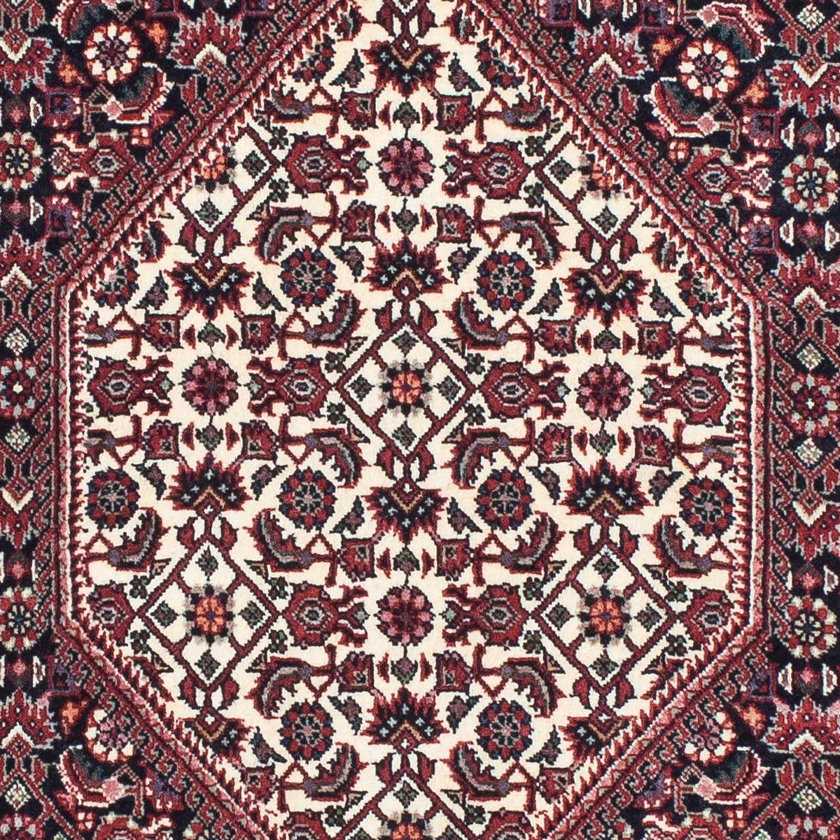 Loper Perzisch tapijt - Bijar - 206 x 73 cm - donkerblauw