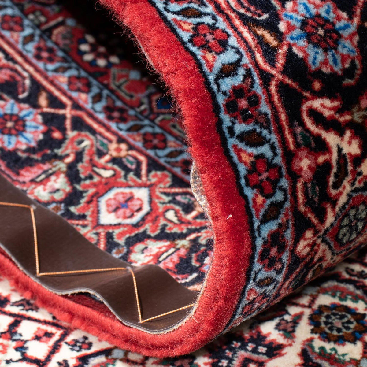 Loper Perzisch tapijt - Bijar - 295 x 85 cm - donkerrood