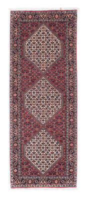 Loper Perzisch tapijt - Bijar - 206 x 75 cm - rood