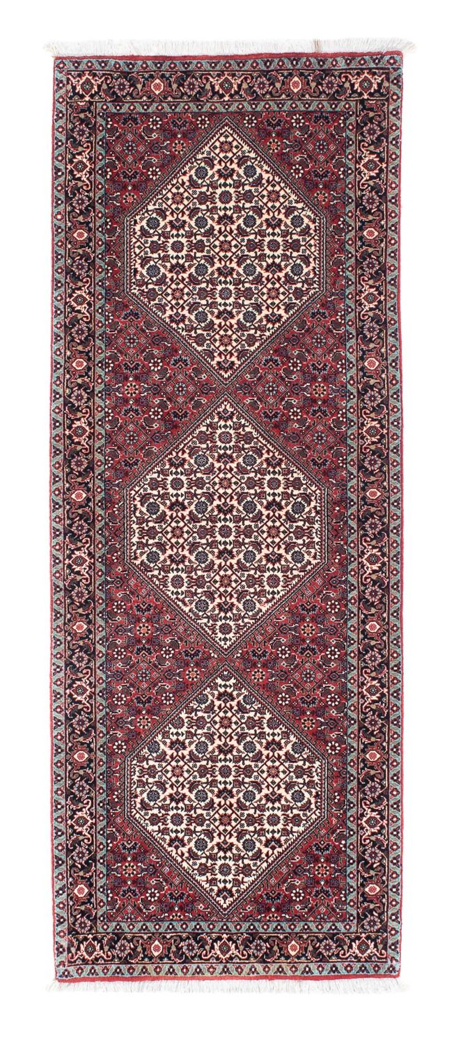 Loper Perzisch tapijt - Bijar - 206 x 75 cm - rood