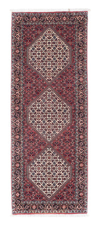Loper Perzisch tapijt - Bijar - 206 x 75 cm - rood