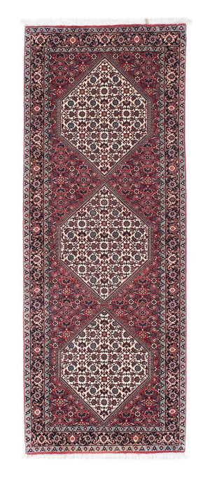 Loper Perzisch tapijt - Bijar - 206 x 75 cm - rood