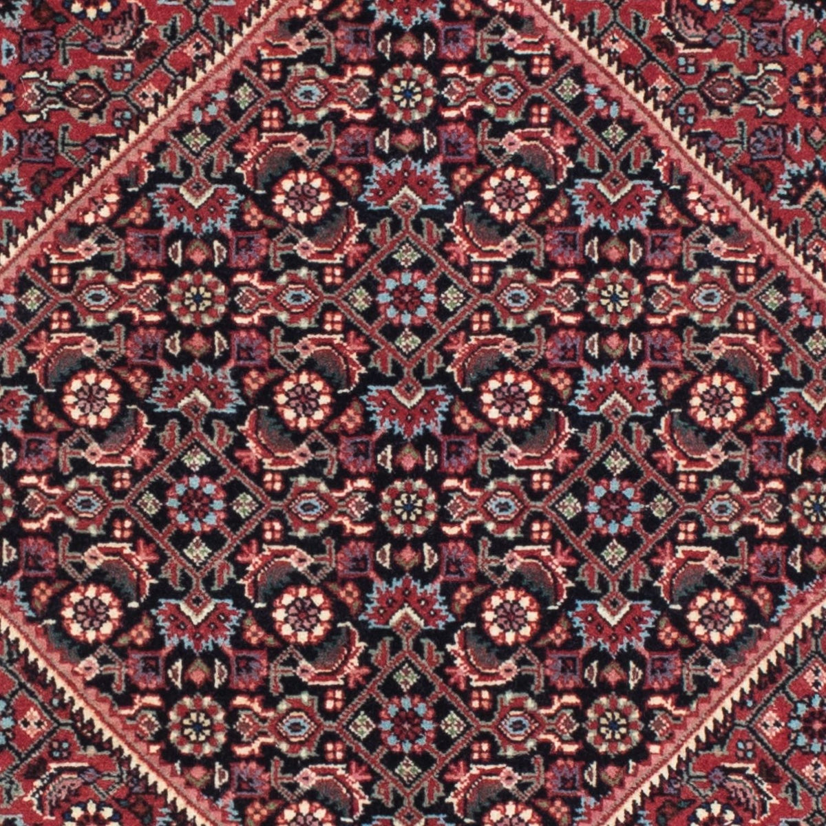 Loper Perzisch tapijt - Bijar - 209 x 72 cm - donkerblauw