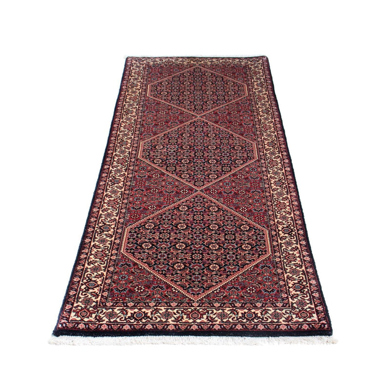 Loper Perzisch tapijt - Bijar - 209 x 72 cm - donkerblauw