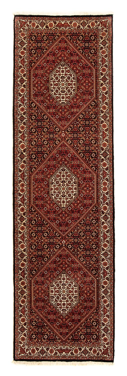 Loper Perzisch tapijt - Bijar - 296 x 83 cm - donkerrood