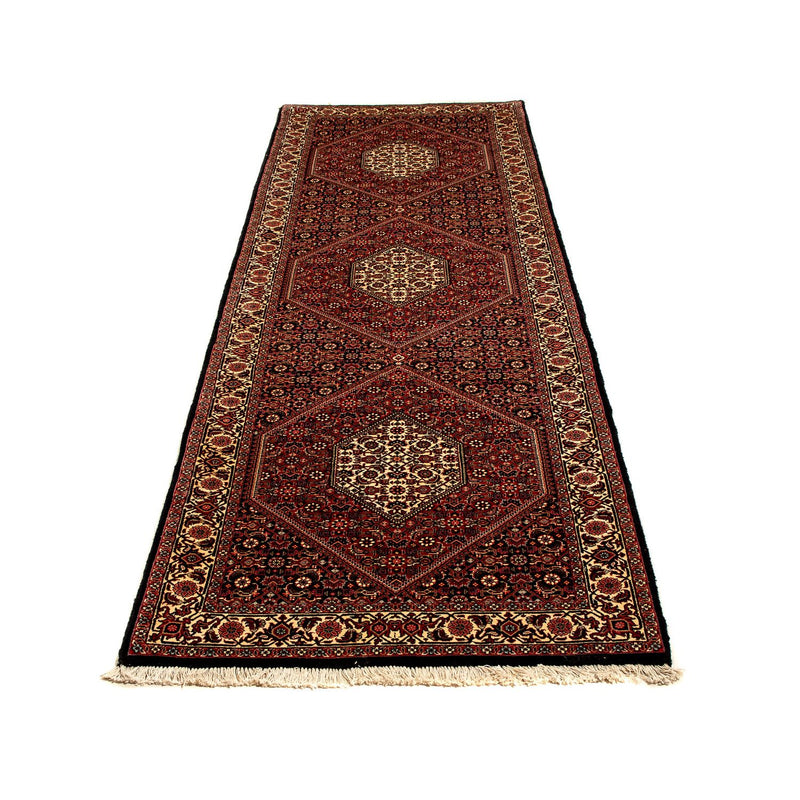 Loper Perzisch tapijt - Bijar - 296 x 83 cm - donkerrood