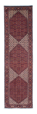 Loper Perzisch tapijt - Bijar - 313 x 83 cm - donkerrood