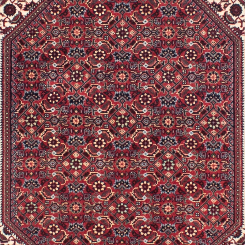 Loper Perzisch tapijt - Bijar - 313 x 83 cm - donkerrood