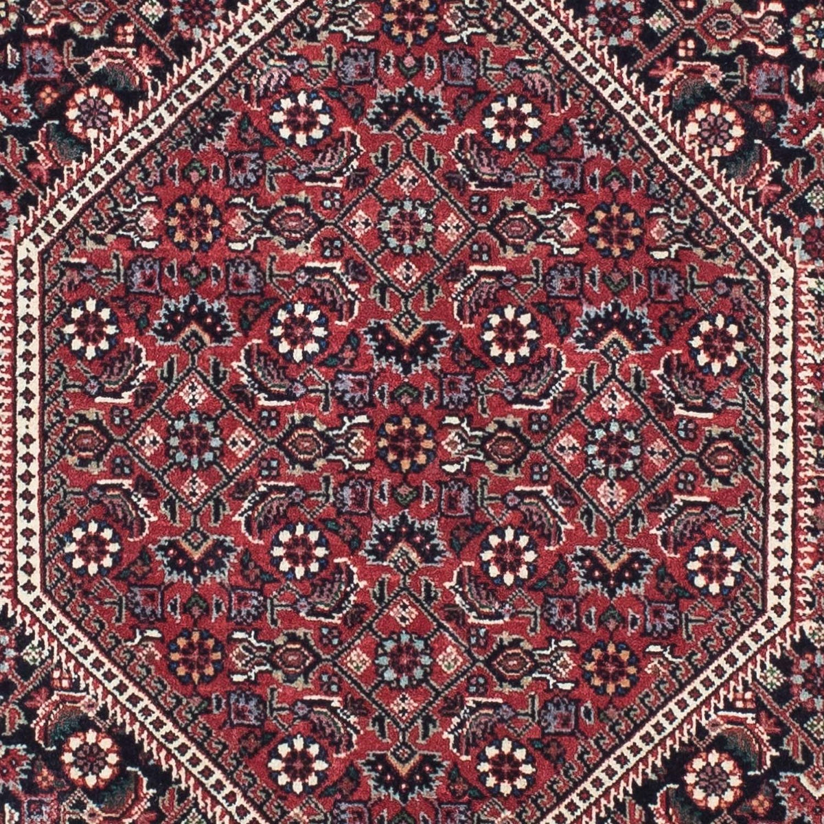 Loper Perzisch tapijt - Bijar - 207 x 74 cm - donkerblauw