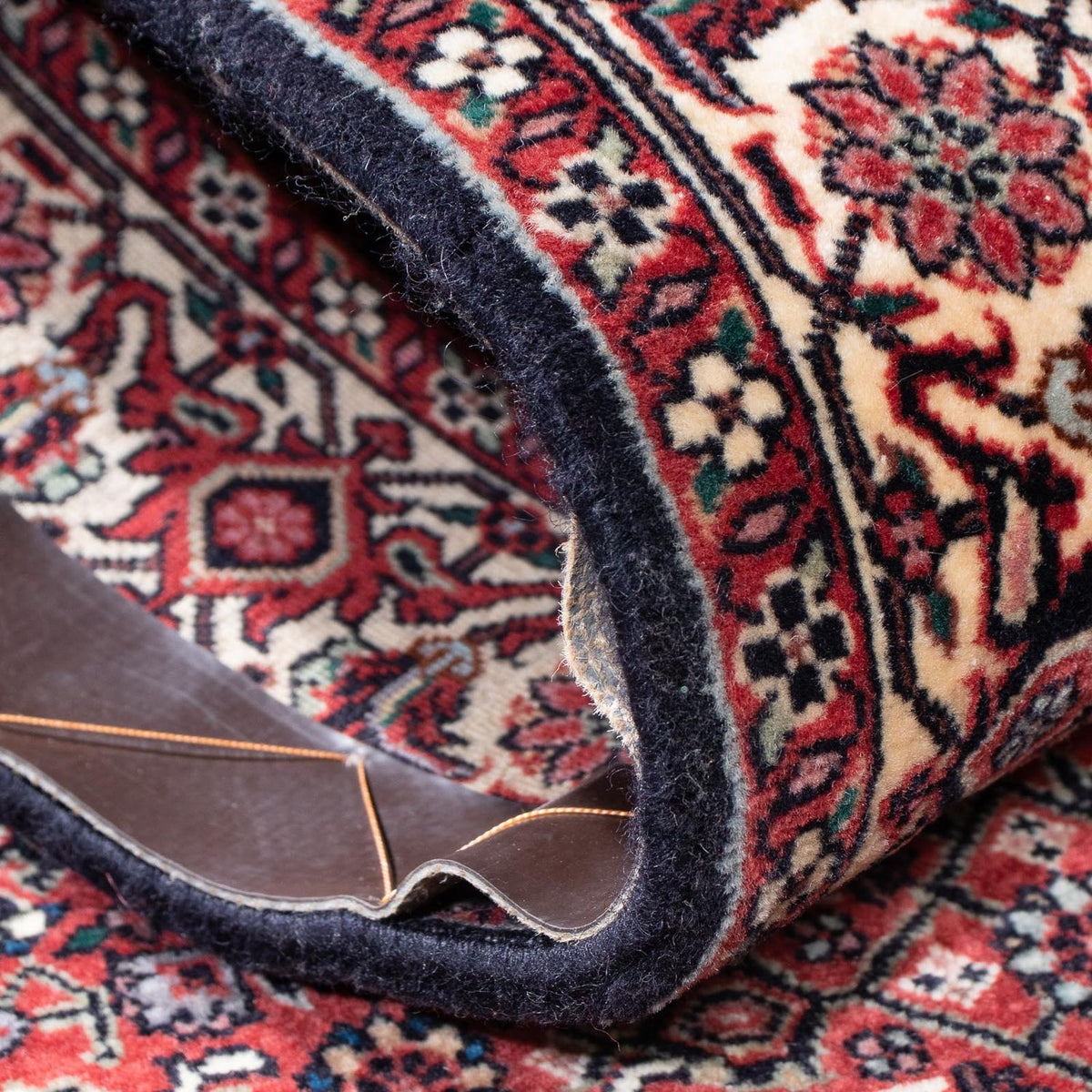 Loper Perzisch tapijt - Bijar - 207 x 74 cm - donkerblauw