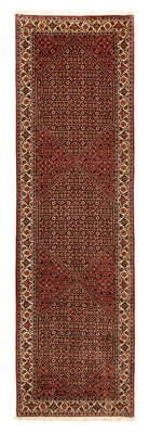 Loper Perzisch tapijt - Bijar - 307 x 84 cm - veelkleurig