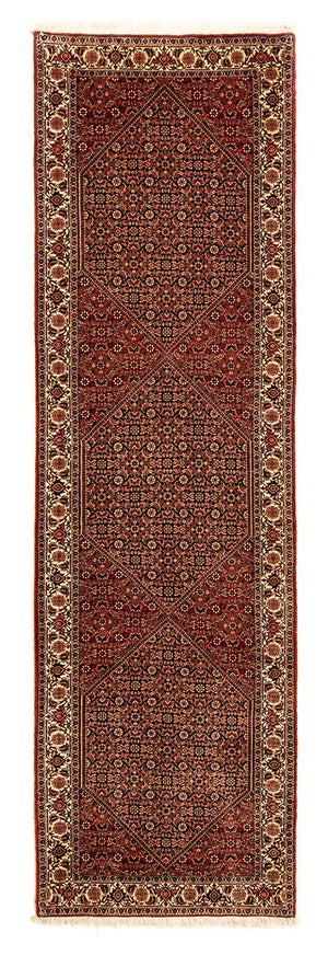 Loper Perzisch tapijt - Bijar - 307 x 84 cm - veelkleurig