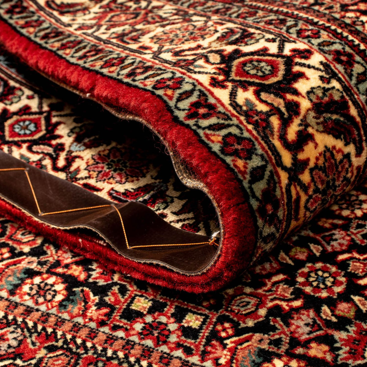 Loper Perzisch tapijt - Bijar - 307 x 84 cm - veelkleurig