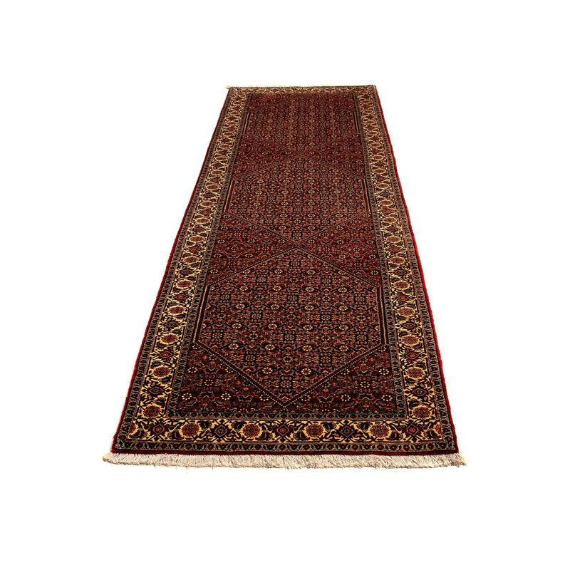 Loper Perzisch tapijt - Bijar - 307 x 84 cm - veelkleurig
