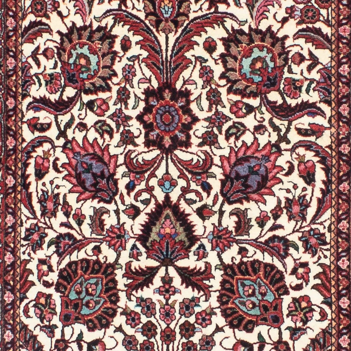 Loper Perzisch tapijt - Bijar - 291 x 80 cm - beige