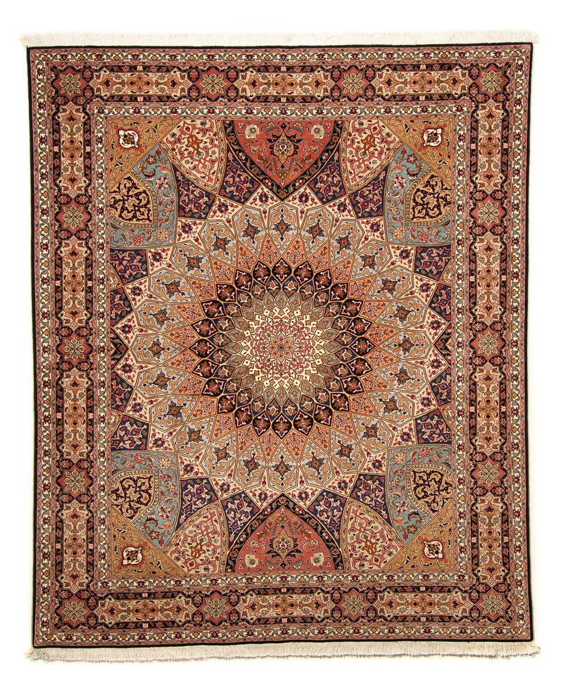 Perzisch tapijt - Tabriz - Royal - 242 x 205 cm - veelkleurig