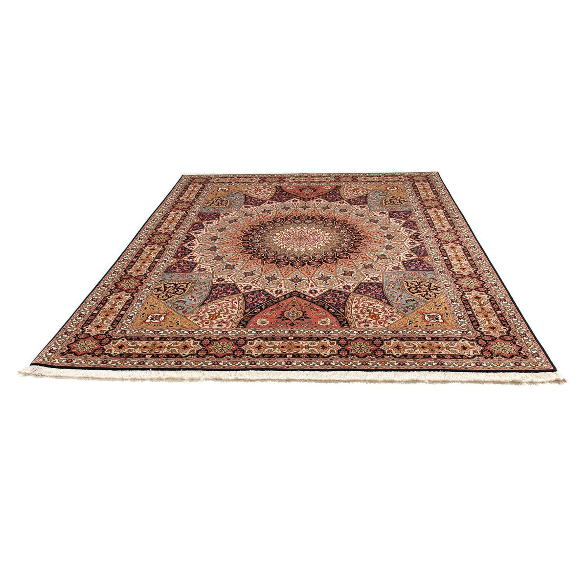Perzisch tapijt - Tabriz - Royal - 242 x 205 cm - veelkleurig
