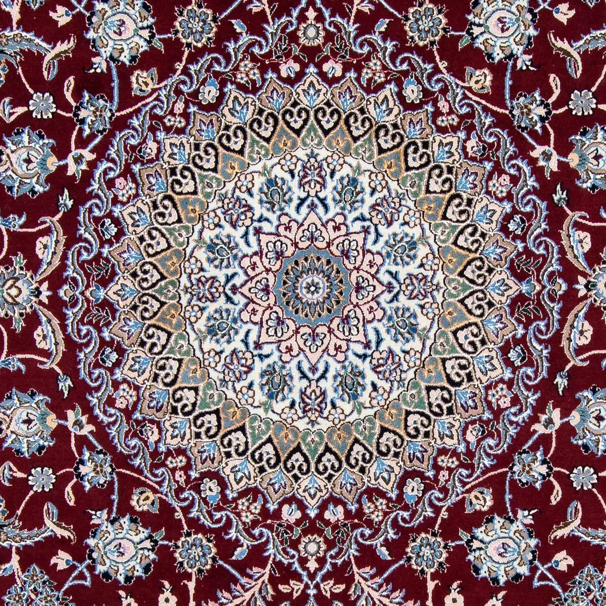 Perzisch tapijt - Nain - Koninklijk - 291 x 199 cm - rood