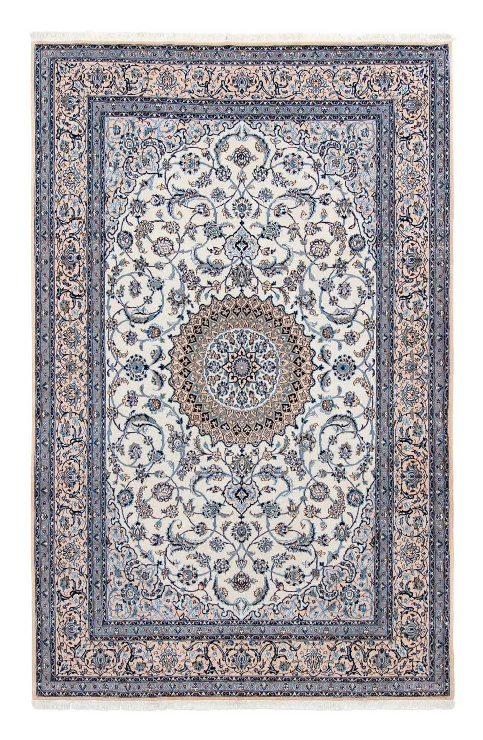 Perzisch tapijt - Nain - Koninklijk - 300 x 204 cm - beige