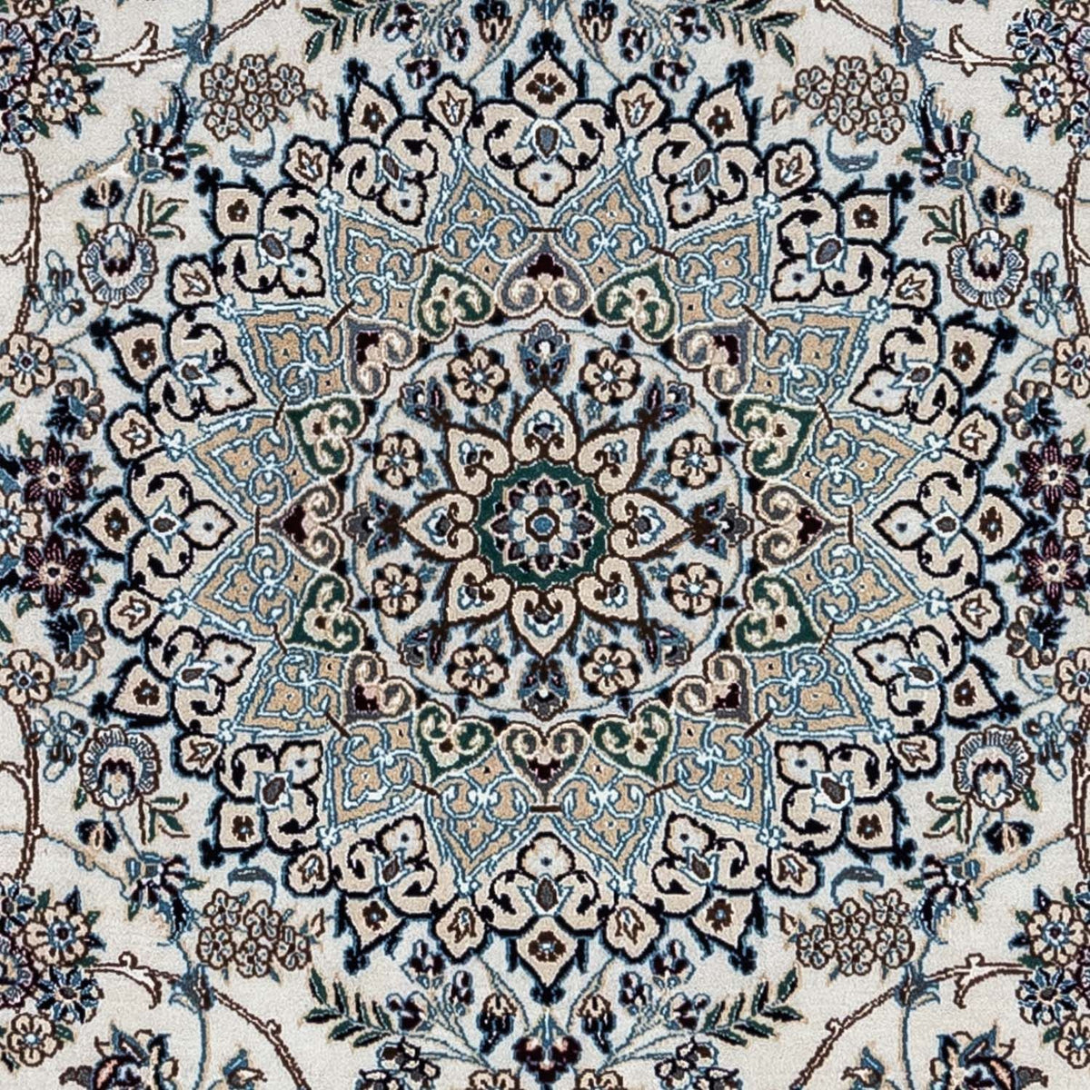 Perzisch tapijt - Nain - Koninklijk - 352 x 243 cm - beige