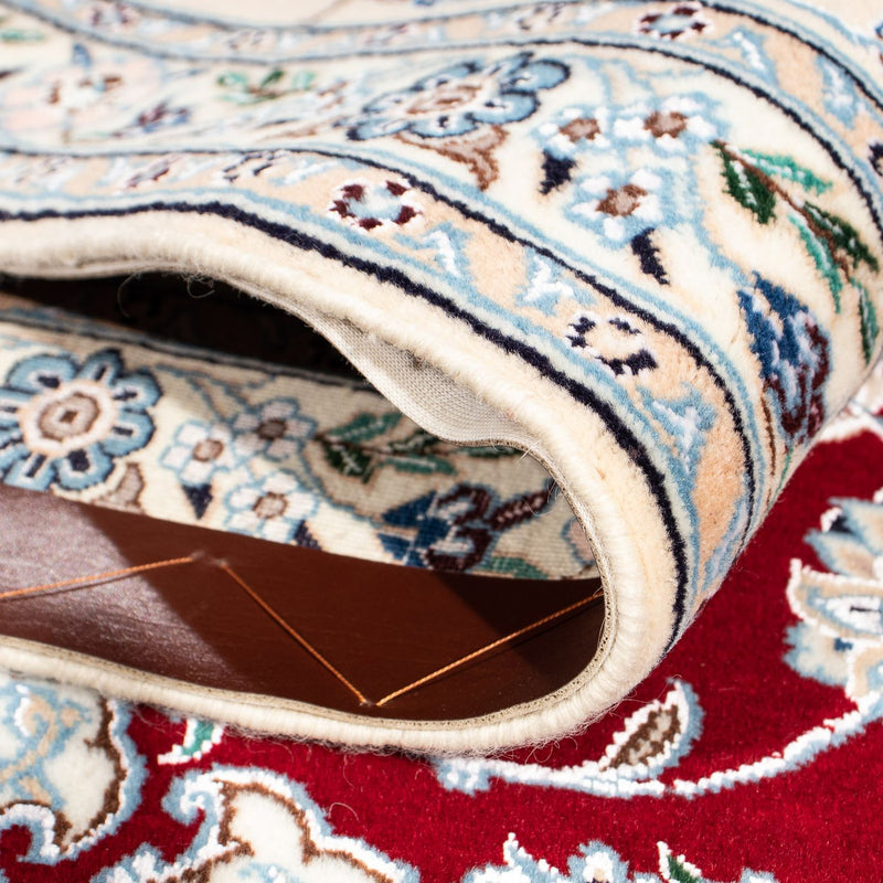 Perzisch tapijt - Nain - Premium vierkant  - 205 x 202 cm - beige