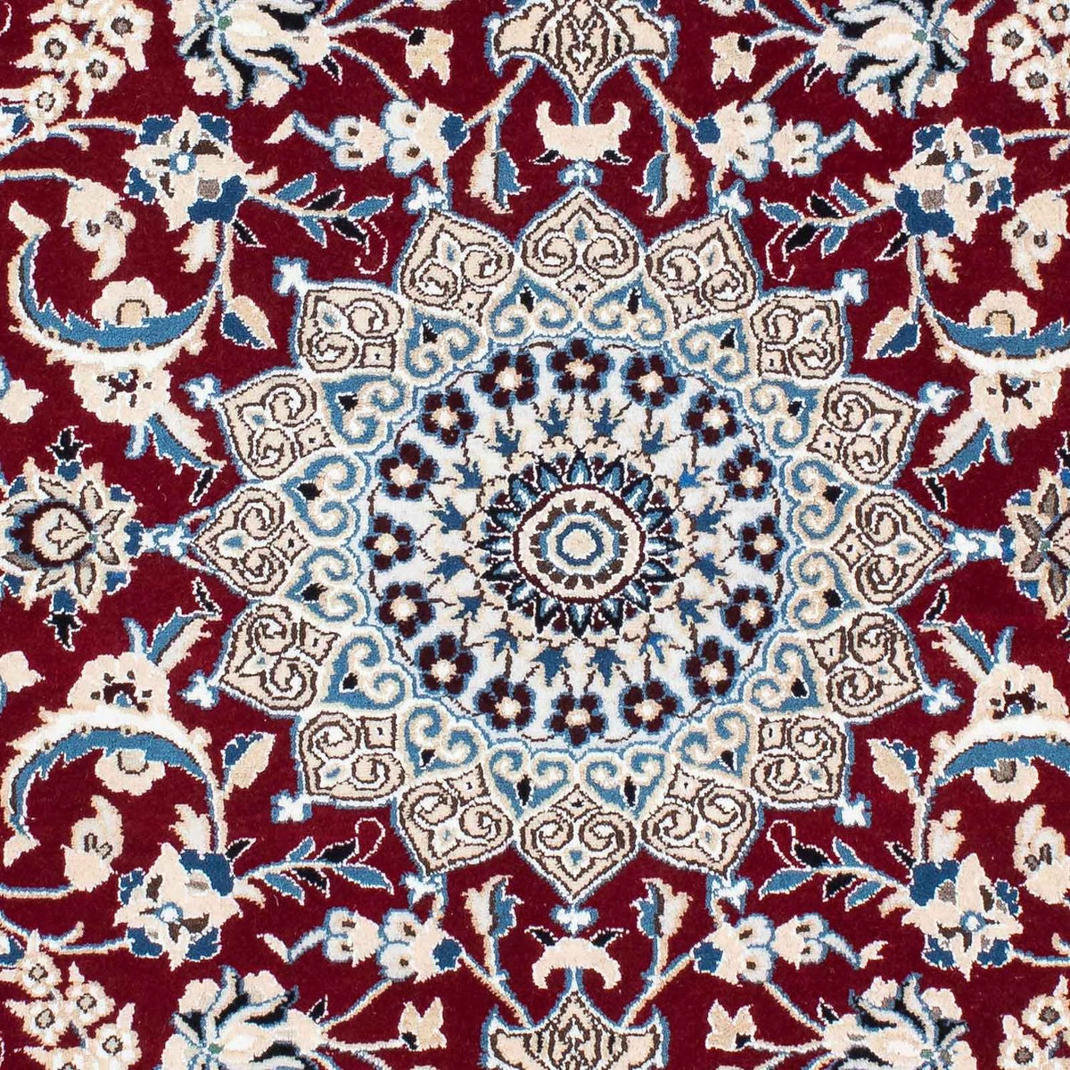 Perzisch tapijt - Nain - Koninklijk - 172 x 112 cm - donkerrood