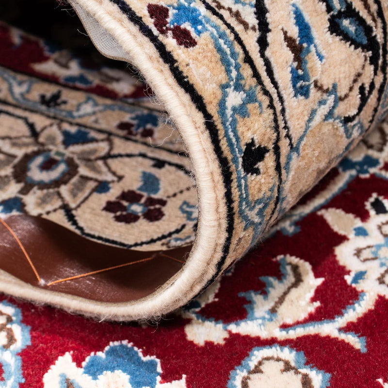 Perzisch tapijt - Nain - Koninklijk - 172 x 112 cm - donkerrood