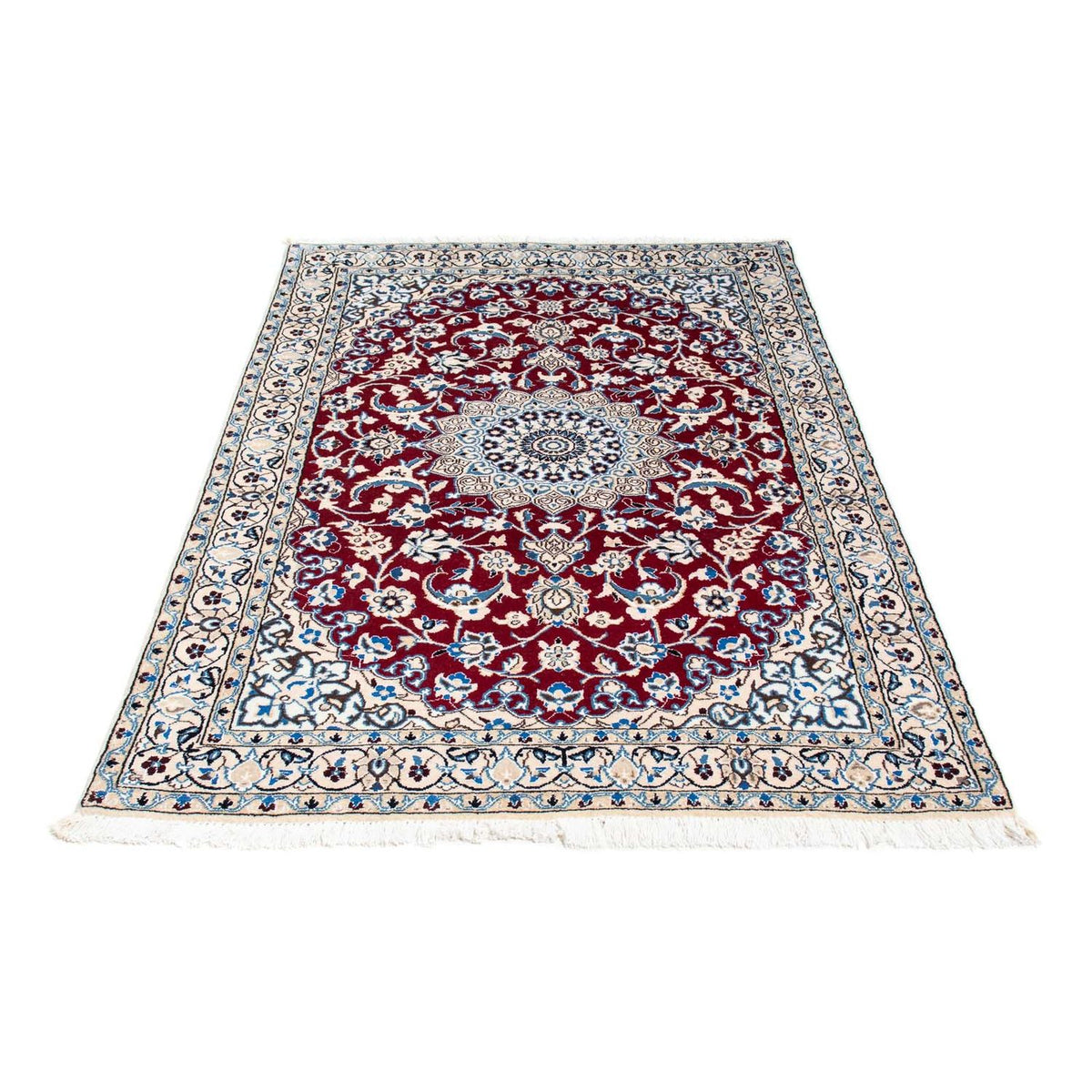 Perzisch tapijt - Nain - Koninklijk - 172 x 112 cm - donkerrood