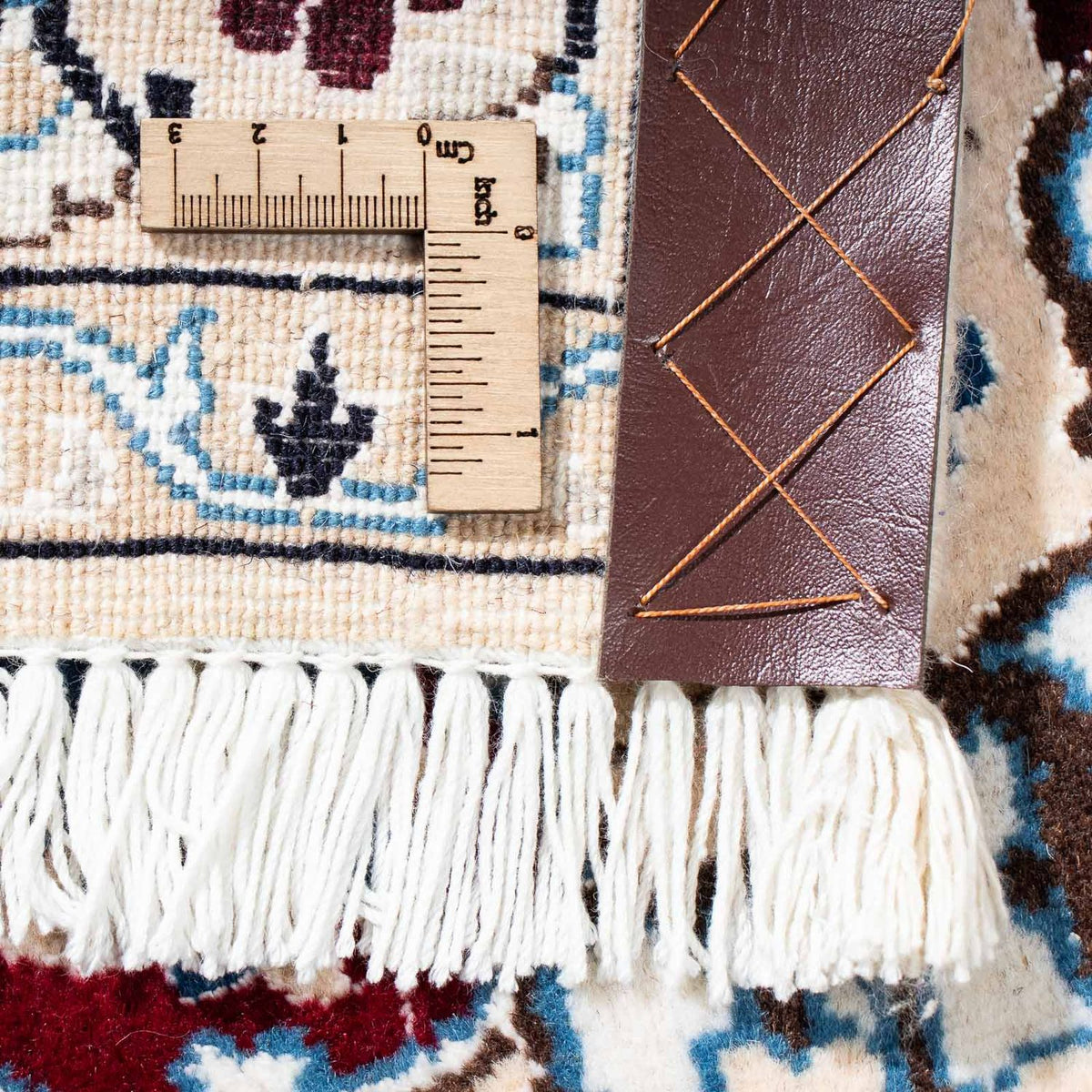 Perzisch tapijt - Nain - Koninklijk - 172 x 112 cm - donkerrood