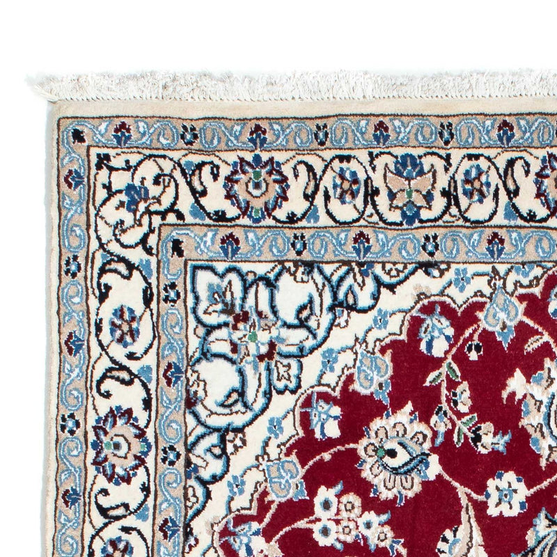 Perzisch tapijt - Nain - Koninklijk - 187 x 112 cm - donkerrood